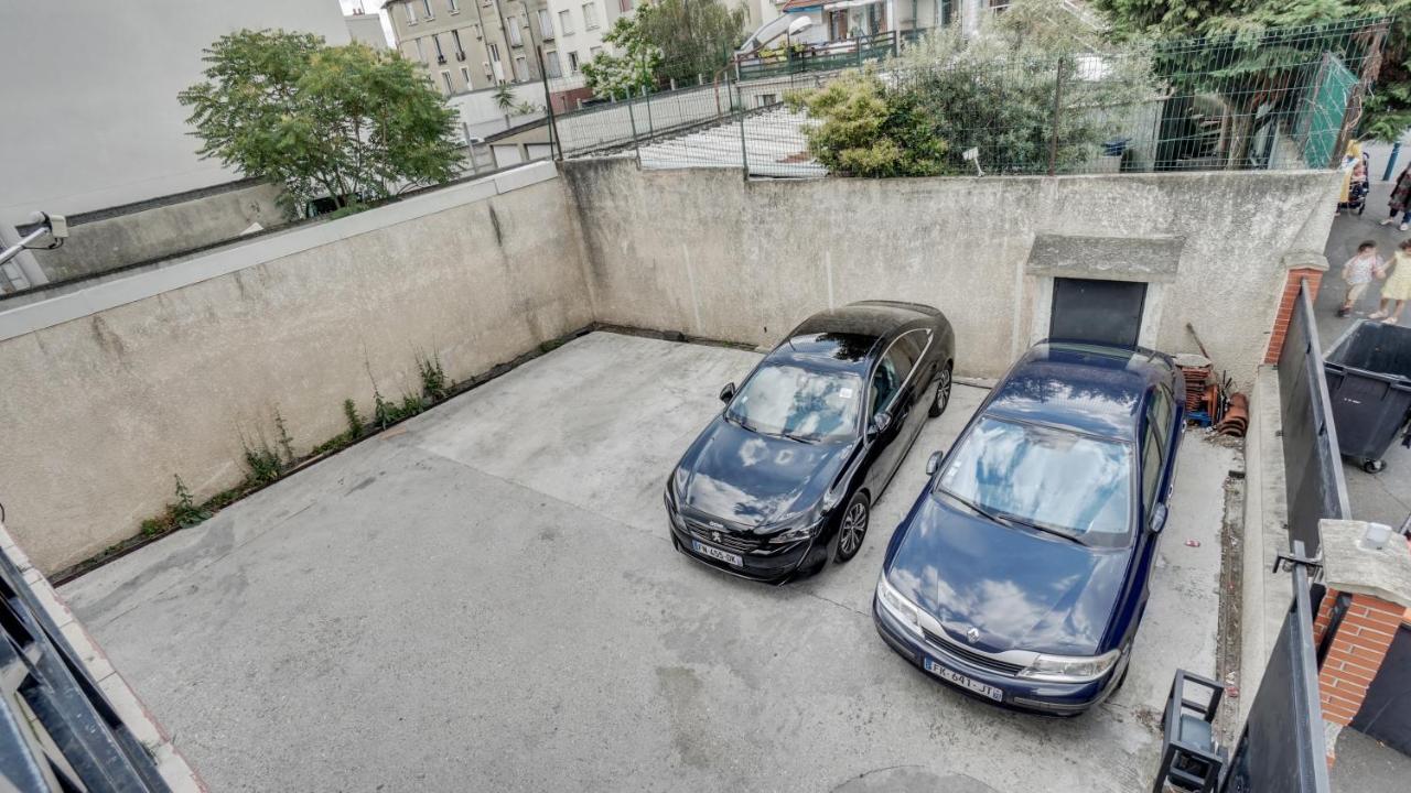 Chic Apart With Parking Near Paris Apartamento Aubervilliers Exterior foto
